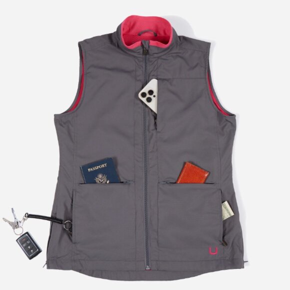 Scottevest Jackets Coats Gray Scottevest Rfid Travel Vest